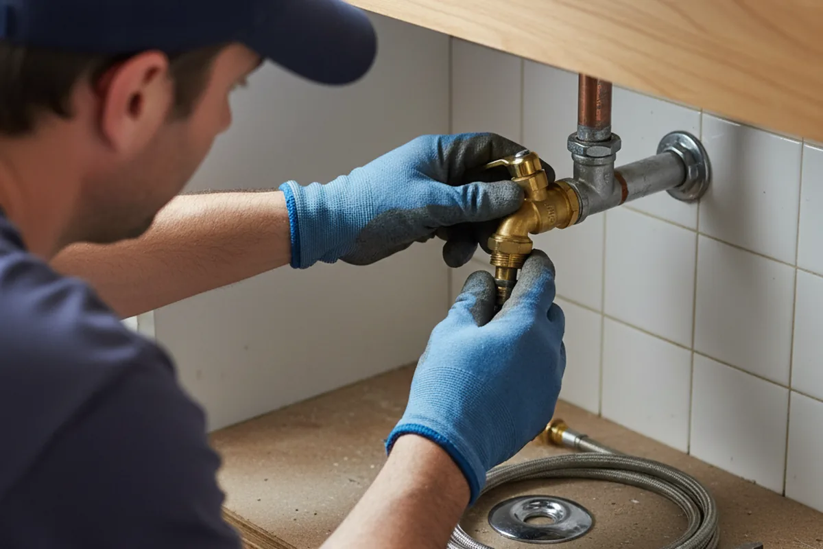 Shutoff valve and fitting work during Faucet and Fixture Repair in Gardner